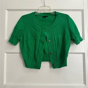 Women’s Tommy Hilfiger Green Short Sleeve Sweater Size Medium
